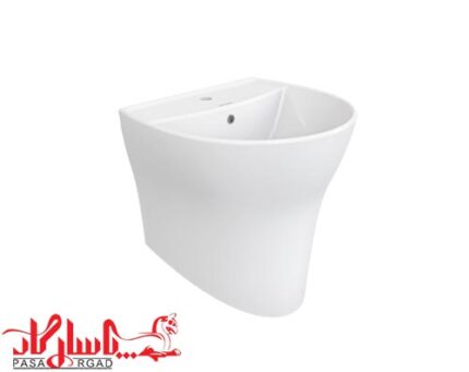 روشویی دیواری نیم پایه ویکتوریا چینی کرد40*38