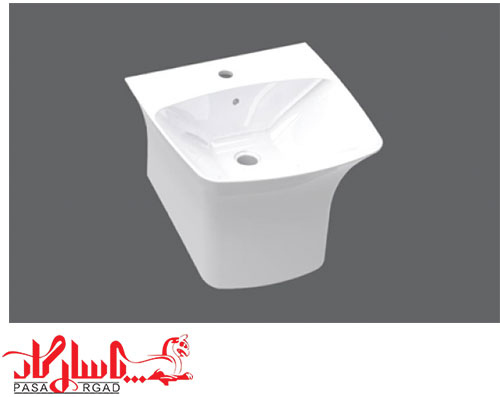 روشویی دیواری نیم پایه چینی کردمدل آرتا