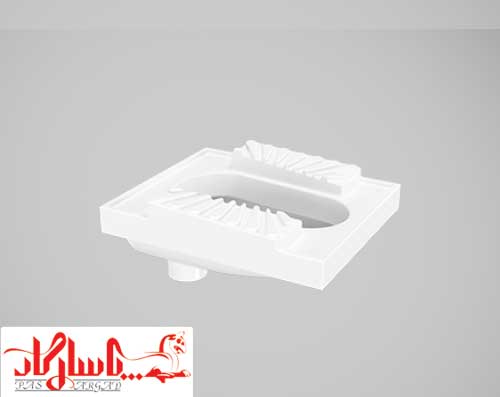کاسه توالت چینی کرد مدل اریکا طبی ریم بسته گود