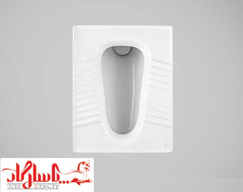 کاسه توالت چینی کرد مدل تولیپ ریم بسته