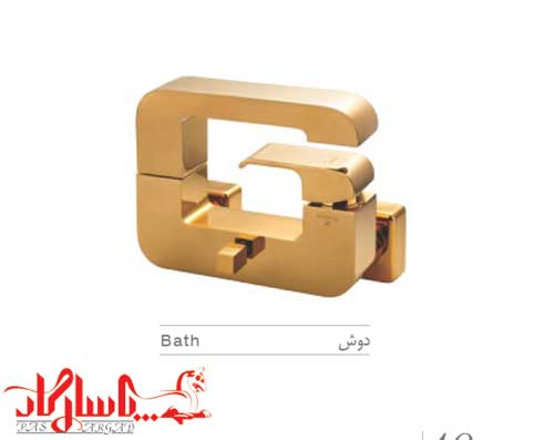 ادرینا شیر دوش مدل جی طلایی