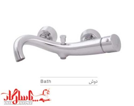 ادرینا شیر دوش مدل یونیک کروم