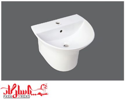روشویی دیواری نیم پایه چینی کرد کانسپت
