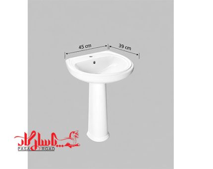 روشویی چینی کرد ژاسمین 45